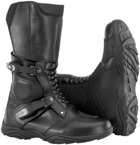 Firstgear Kathmandu Men's Waterproof Motorcycle Boots (black, Size 11)