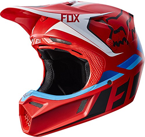 Fox Racing Seca Adult V3 Motocross Motorcycle Helmet - Red  Large
