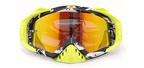 NENKI Goggles NK-1023 Motocross Goggles Camouflage BlackMirror Lens