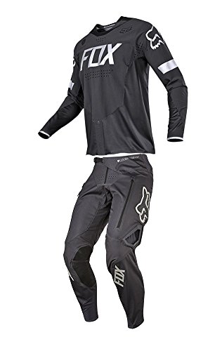 Fox Racing 2018 Legion Combo Jersey Pants Charcoal Mens ATV MX Offroad Dirtbike Motocross Riding Gear Small32W