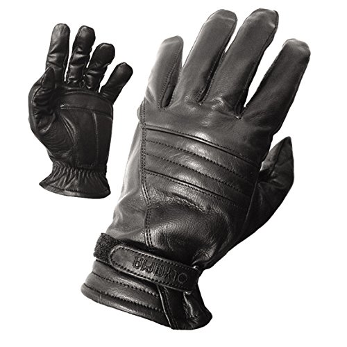 Olympia 400 Gel Classic Motorcycle Gloves Black Large