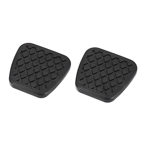 X AUTOHAUX 2pcs Brake Clutch Pedal Pad Cover for Honda Accord Civic 46545 SA5 000 Rubber Pad Manual Replacement