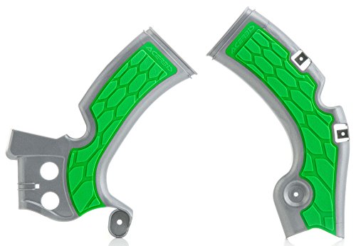 Acerbis 23742-71417 X-Grip Frame Guard SilverGreen