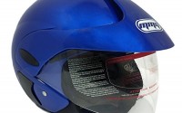 Motorcycle-Scooter-Open-Face-Helmet-Dot-Street-Legal-Flip-Up-Shield-Blue-203-large-4.jpg